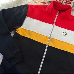 Mercedes Benz USA Collection • Men’s German Flag Fleece Zip Up